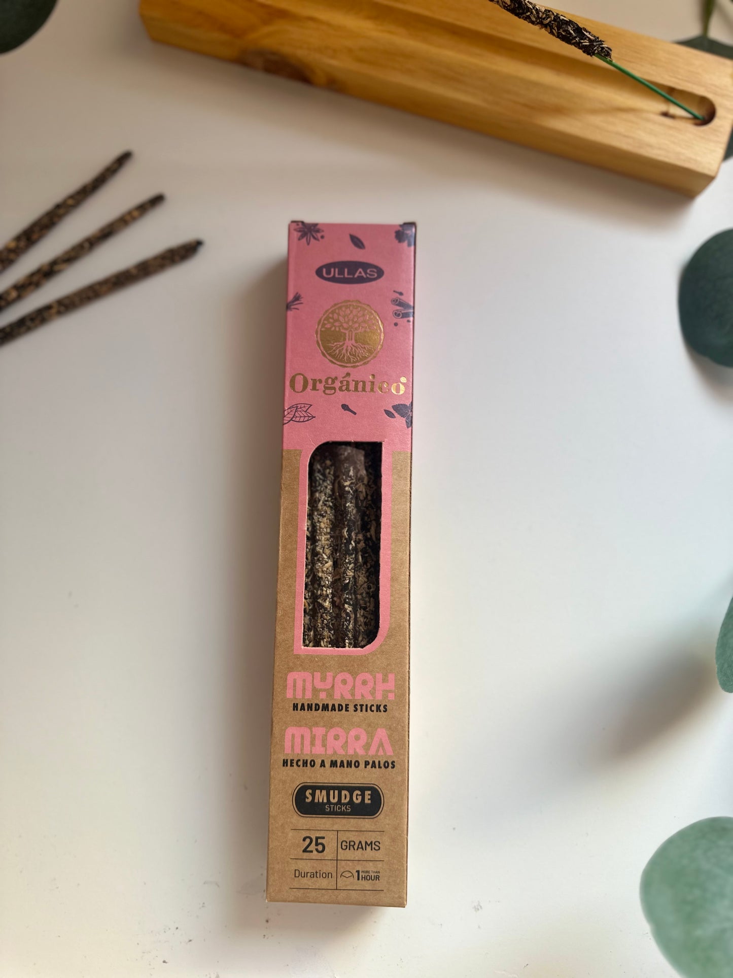 Incienso Orgánico Ullas Mirra