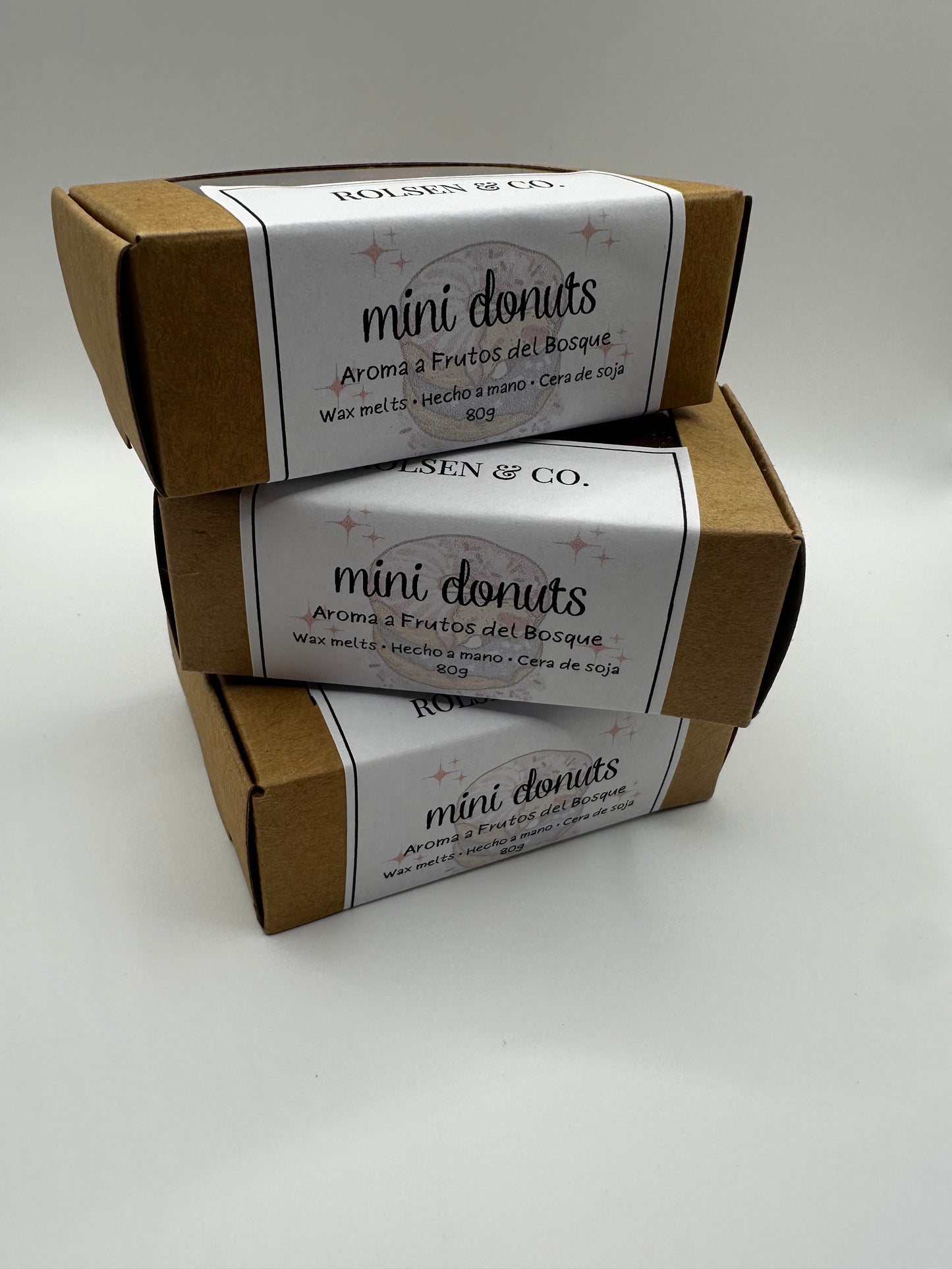 Wax melts mini donuts