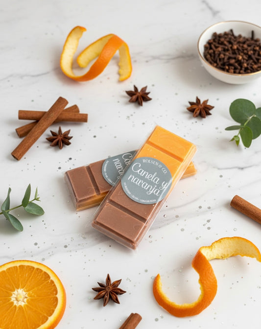 Snapbar Canela y Naranja