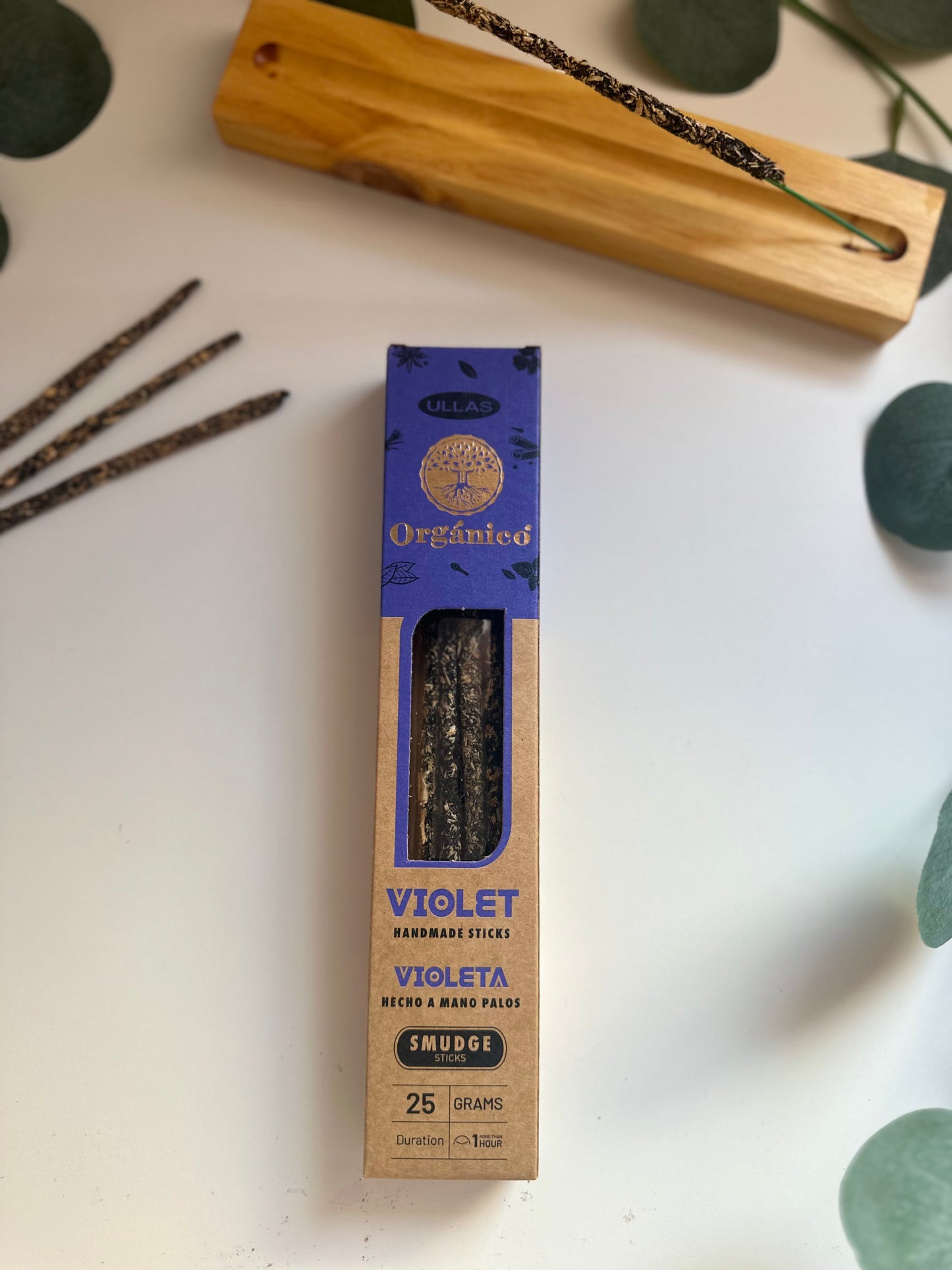 Incienso Orgánico Ullas Violeta