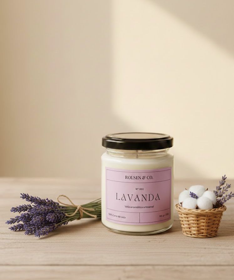 Vela aromática - Lavanda