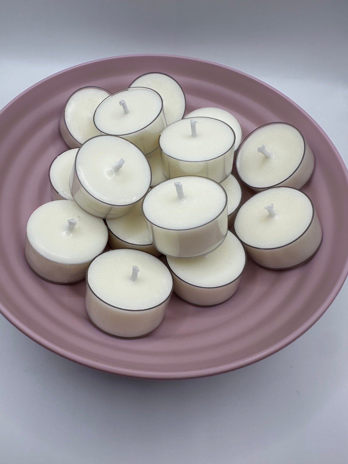 Velas de té sin aroma