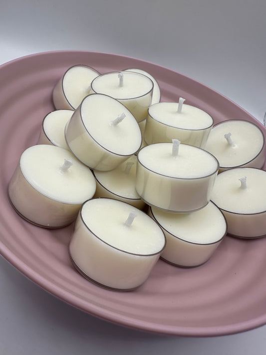 Velas de té sin aroma