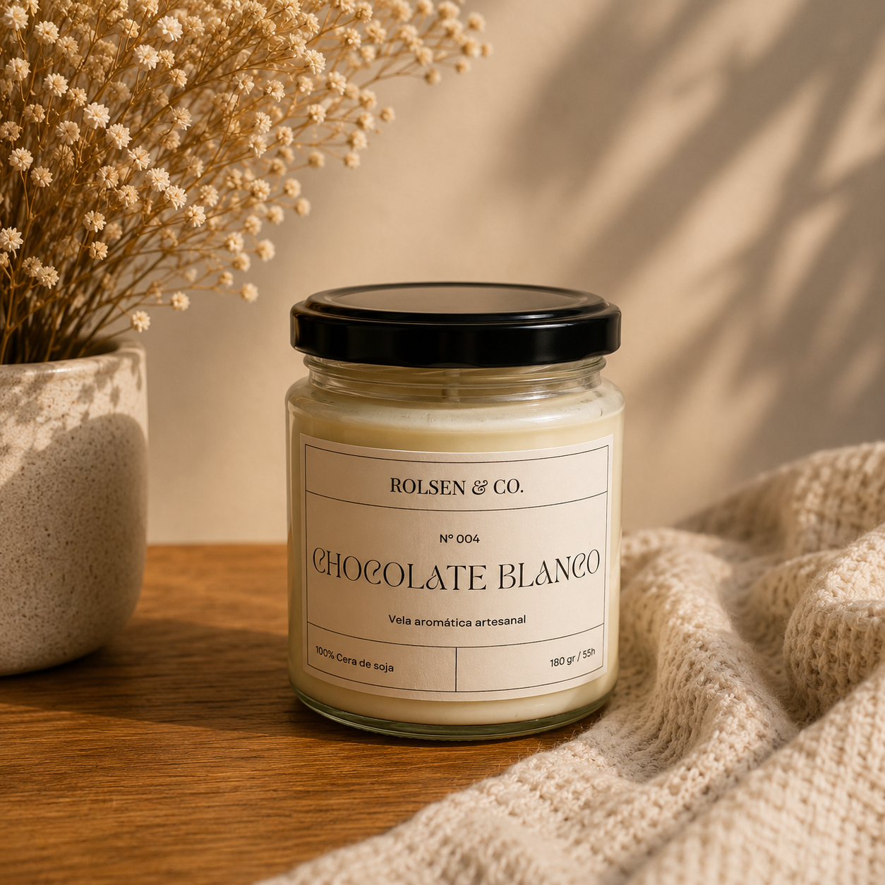 Vela aromática - Chocolate blanco
